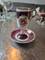 Trèves Porselein Kop en Schotel - Goede Staat, Antiek en Kunst, Ophalen of Verzenden