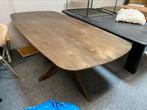 Tafel deens ovaal 200x106 matrix poot b keuze, Ophalen, 100 tot 150 cm, Vijf personen of meer, Ovaal