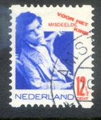 Plaatfout 243 P op roltanding 93, Ophalen of Verzenden, Gestempeld