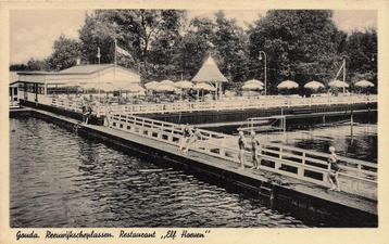 JM205 Gouda Reeuwijk Restaurant Elfhoeven ca 1950 beschikbaar voor biedingen