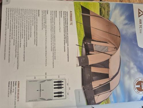 Bardani AirWave 350 Deluxe TC, Caravans en Kamperen, Tenten, tot en met 5, Zo goed als nieuw, Ophalen