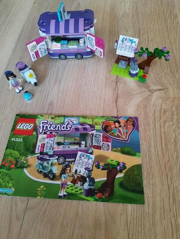 Lego Friends 41332 Emma's Kunstkraam - Compleet! beschikbaar voor biedingen