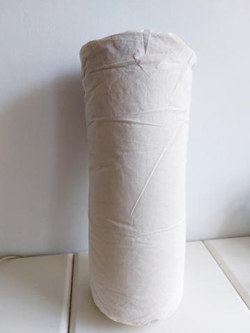 Yoga Meditatie Bolster Ecru 25 x 63 biologisch katoen beschikbaar voor biedingen