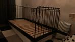 Ikea Eenpersoonsbed - Sultan Lien 90x200, Gebruikt, 90 cm, Eenpersoons, Zwart