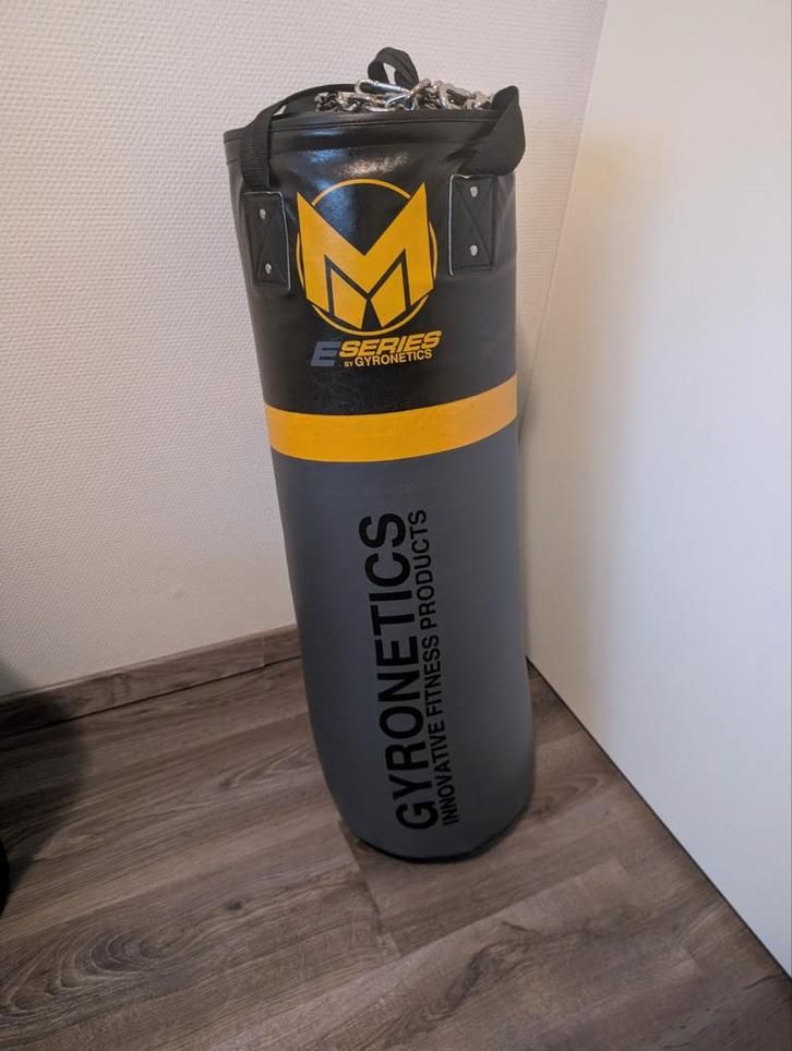 Gyronetics bokszak 20kg incl muurbeugel zo goed als nieuw!, Sport en Fitness, Boksen, Zo goed als nieuw, Bokszak, Ophalen
