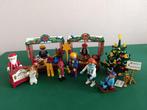 Playmobil 4891 Kerstmarkt en 4889 Kerstman, Ophalen, Zo goed als nieuw, Complete set
