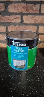 Tenco Tuin Decor Antraciet - 2.5L, Zwart, Nieuw, Beits, Ophalen of Verzenden