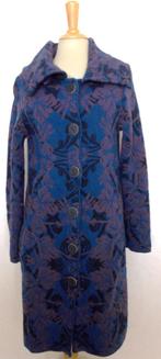 Mooi blauw/paars 80% lambswool vest van Kooi! M, Kleding | Dames, Verzenden, Zo goed als nieuw, Maat 38/40 (M), Blauw