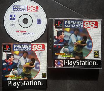 PS1 - Premier Manager 98 - PlayStation 1 Voetbal beschikbaar voor biedingen
