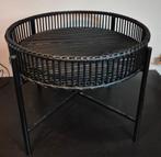 Bijzettafel met bamboe tray, Ophalen, Minder dan 45 cm, Minder dan 55 cm, Rond