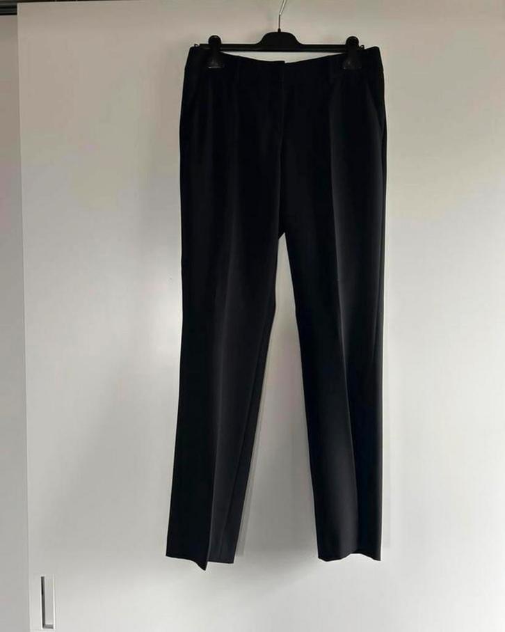 Pauw superfijne tijdloze broek zwart mt 3=40 zwart, Kleding | Dames, Broeken en Pantalons, Zo goed als nieuw, Maat 38/40 (M), Zwart
