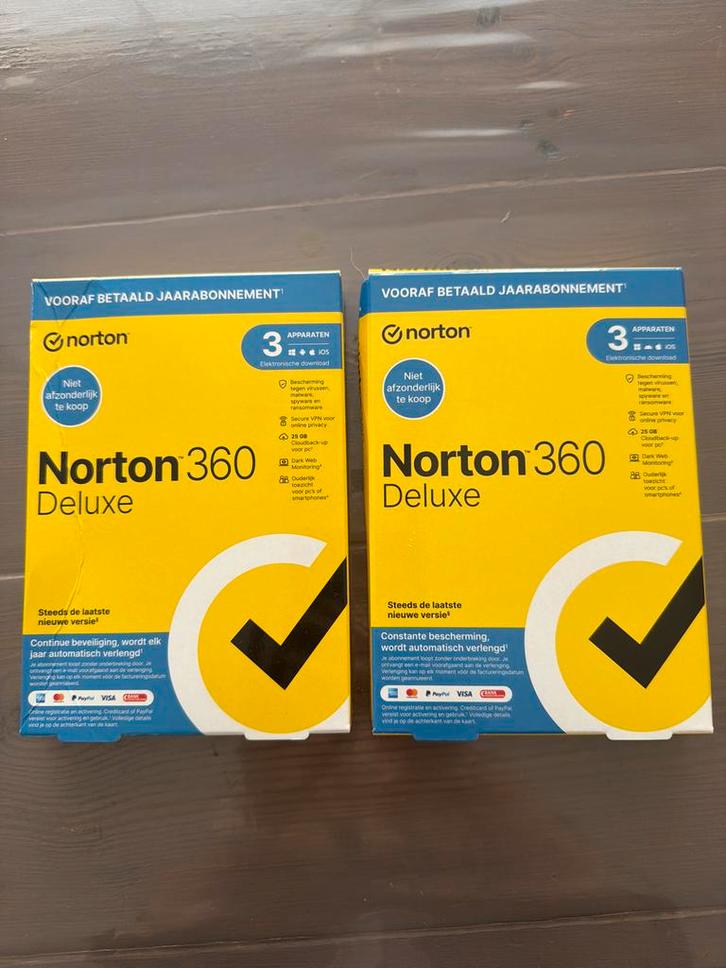 Norton 360 Deluxe - Nieuw in verpakking!, Computers en Software, Antivirus- en Beveiligingssoftware, Nieuw, MacOS, Ophalen of Verzenden