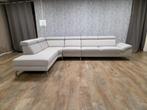 PRACHTIG WITGRIJS MONTEL MODENA DESIGN HOEKBANK, Huis en Inrichting, Banken | Bankstellen, Info@banxtel.nl, 3194DC, Overige maten