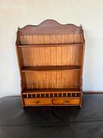 Vintage Houten Kruidenrek met Lades, Ophalen