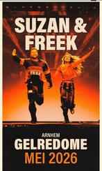 Suzan en Freek Zaterdag 16 Mei 2x Zitplaatsen zilver, Tickets en Kaartjes, Eén persoon, Mei, Rock