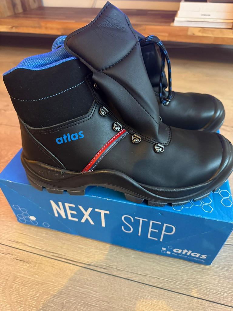 Werkschoenen maat 42 Merk Atlas S3 stalen neus, Tuin en Terras, Werkkleding, Ophalen of Verzenden, Nieuw