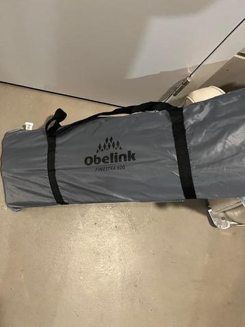 Windscherm. 6 mtr. 1,25 mtr hoog. Transparant. 2 stuks. beschikbaar voor biedingen