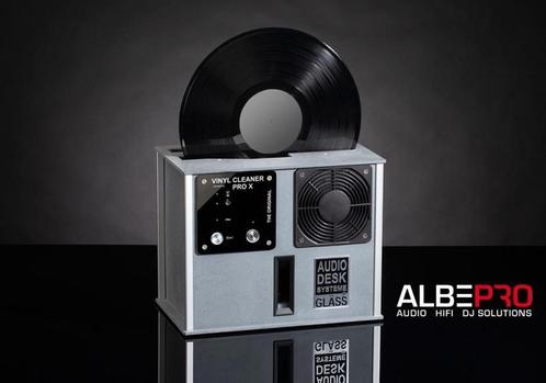 Audiodesk Systeme Gläss Vinyl Platenwasmachine Grijs, Audio, Tv en Foto, Platenspelers, Nieuw, Overige merken, Ophalen of Verzenden