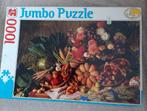 Stilleven met bloemen en fruit (Jumbo puzzel), Ophalen of Verzenden, 500 t/m 1500 stukjes, Gebruikt, Legpuzzel