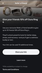 Oura ring 10% discount, Eén persoon, Kortingsbon, Overige typen