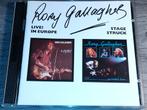Rory Gallagher ‎- Live! In Europe / Stage Struck, Ophalen of Verzenden, 1980 tot heden, Zo goed als nieuw, Jazz