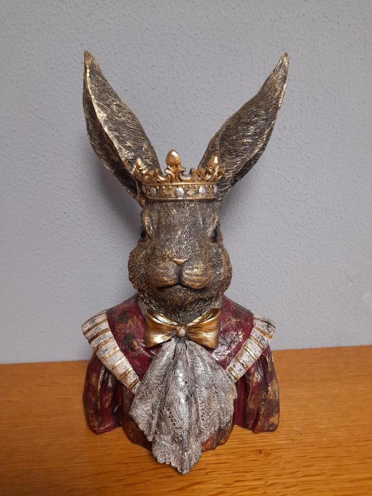 Borst beeld haas, Verzamelen, Beelden en Beeldjes, Ophalen of Verzenden