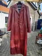 Lange leren jas, Maat 42/44 (L), Ophalen of Verzenden, Saki, Gedragen