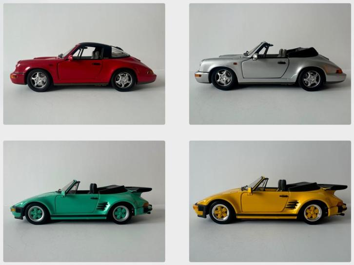 Anson, Revell: Porsche 911 – 930, 964, 1:18, Hobby en Vrije tijd, Modelauto's | 1:18, Zo goed als nieuw, Auto, Ophalen of Verzenden