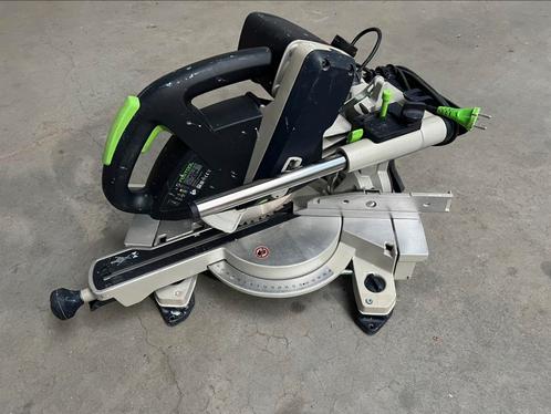 Festool K60E afkortzaag, Doe-het-zelf en Verbouw, Gereedschap | Zaagmachines, Gebruikt, Afkortzaag, 1200 watt of meer, 30 tot 70 mm