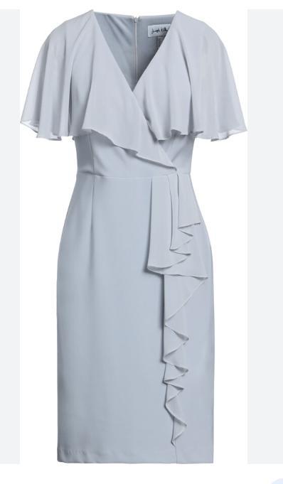 Joseph Ribkoff prachtig grijs chique voile jurk mt 48, Kleding | Dames, Jurken, Nieuw, Maat 46/48 (XL) of groter, Grijs, Knielengte