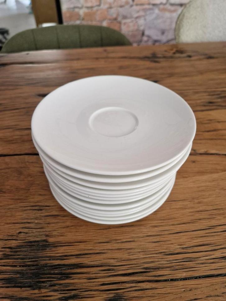 VT Wonen Schotels - Set van 12, Huis en Inrichting, Keuken | Servies, Nieuw, Kop(pen) en/of Schotel(s), Effen, Keramiek, Ophalen of Verzenden