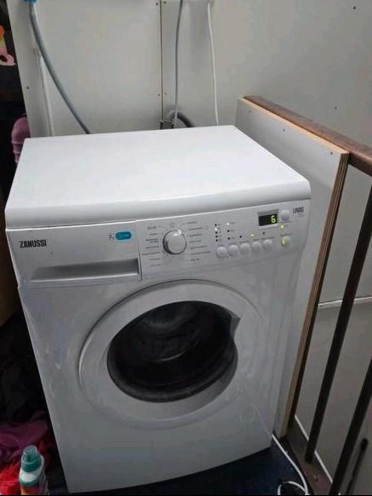 Zanussi Lindo 100 Wasmachine, Witgoed en Apparatuur, Wasmachines, Gebruikt, Voorlader, 6 tot 8 kg, 85 tot 90 cm, 1200 tot 1600 toeren