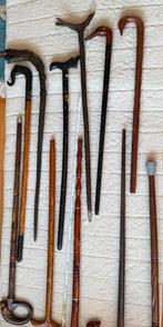 Wandelstok dieren mooi houtsnijwerk, Diversen, Wandelstokken, Ophalen of Verzenden, Zo goed als nieuw