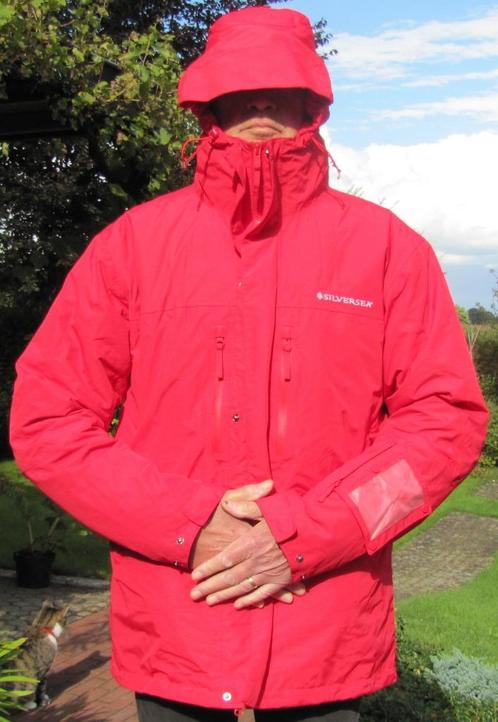 Rood heren parka XL van Silversea expedition, Kleding | Heren, Jassen | Winter, Zo goed als nieuw, Maat 56/58 (XL), Rood, Ophalen of Verzenden