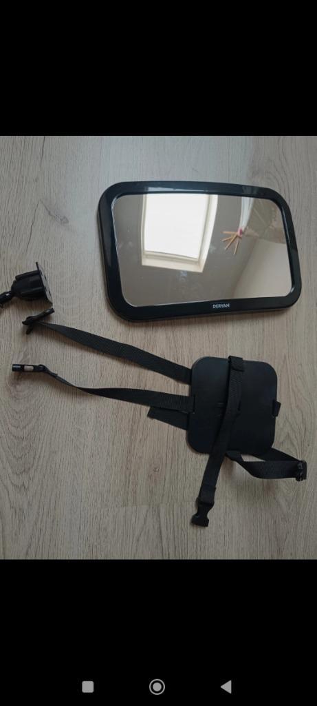 Deryan autospiegel, Kinderen en Baby's, Autostoeltjes, Gebruikt, Overige merken, 0 t/m 13 kg, Autogordel, Ophalen of Verzenden