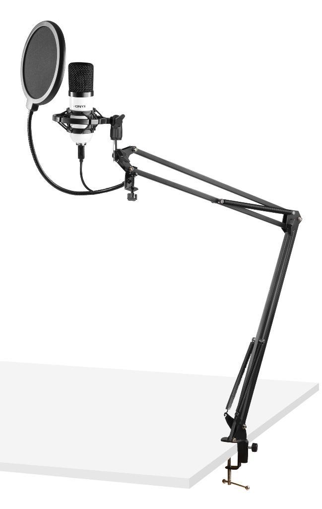 Microfoon USB met verstelbare arm, Muziek en Instrumenten, Microfoons, Zo goed als nieuw, Overige typen, Ophalen of Verzenden