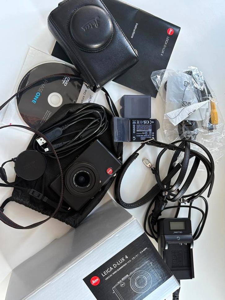 ZGAN Leica D-LUX 4 camera Summicron lens - boxed - dlux 4, Audio, Tv en Foto, Fotocamera's Digitaal, Zo goed als nieuw, Overige Merken