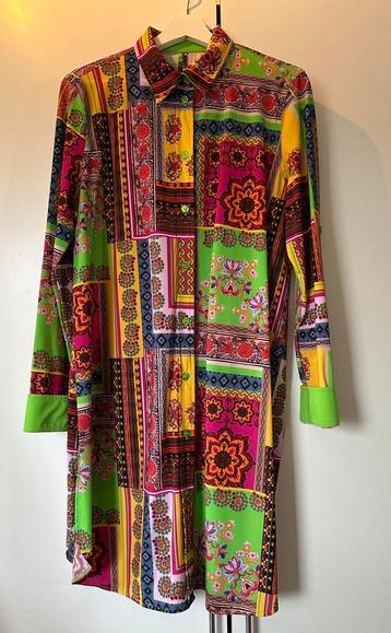 Plus Basics long blouse, travelstof, maat 44 beschikbaar voor biedingen