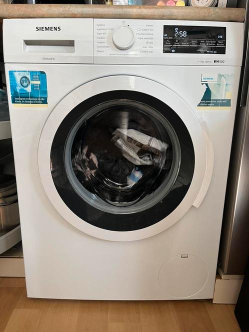 Siemens wasmachine, Witgoed en Apparatuur, Wasmachines, Gebruikt, Voorlader, 8 tot 10 kg, 85 tot 90 cm, 1200 tot 1600 toeren, Ophalen