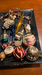 Oude vintage kerst kerstbal  kerstversiering 14 stuks, Diversen, Kerst, Ophalen, Gebruikt