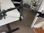 Monitorarm dubbel scherm, Computers en Software, Monitoren, Ophalen of Verzenden, Zo goed als nieuw, 60 Hz of minder