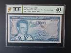 Belgisch Congo 1000 francs 1958 Zfr +/Pr- biljet., Postzegels en Munten, Bankbiljetten | Afrika, Ophalen of Verzenden