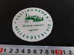 sticker strip stoomwals vestingdagen hellevoetsluis, Verzamelen, Stickers, Ophalen, Zo goed als nieuw, Bedrijf of Vereniging