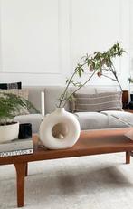 Donut Vaas groot - H&M, Huis en Inrichting, Ophalen, Zo goed als nieuw, Wit, Minder dan 50 cm