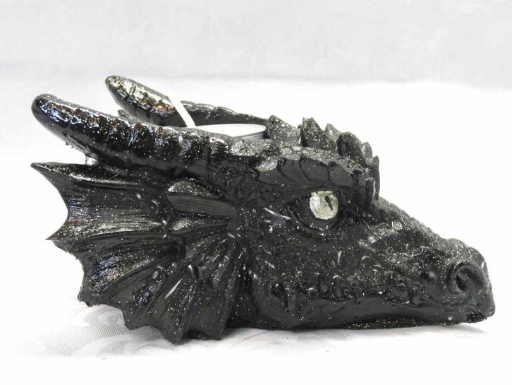 orgoniet draak waxinelicht toermalijn met bijvoet, Verzamelen, Mineralen en Fossielen, Ophalen of Verzenden