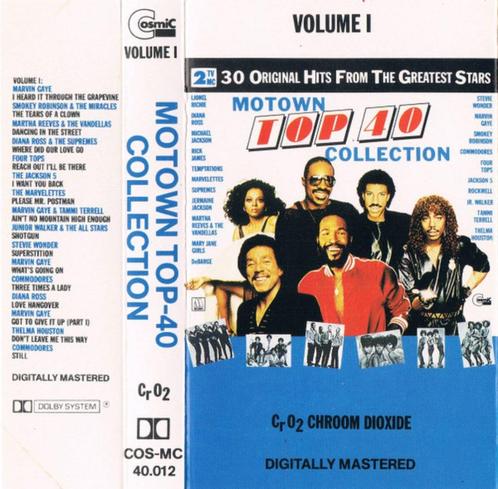 Motown Top 40 Collection  30 Originele Hits, Cd's en Dvd's, Cassettebandjes, Nieuw in verpakking, Origineel, Pop, 1 bandje, Ophalen of Verzenden