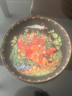 Russische wandBord Palech - Handgeschilderd. LFZ?, Ophalen of Verzenden