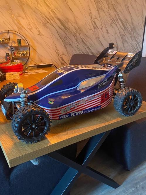 Elcon Cleon 29cc RTR complete hobby fg 1:5 veel onderdelen, Hobby en Vrije tijd, Modelbouw | Radiografisch | Auto's, Gebruikt