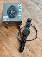 Garmin Fenix 7X Sapphire Solar, Zwart, Garmin, Ophalen of Verzenden, Zo goed als nieuw