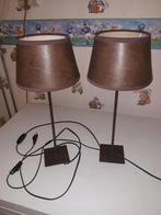 besselink licht taffellamp 48cm hoog, Huis en Inrichting, Lampen | Tafellampen, Ophalen of Verzenden, Gebruikt, Metaal, Minder dan 50 cm